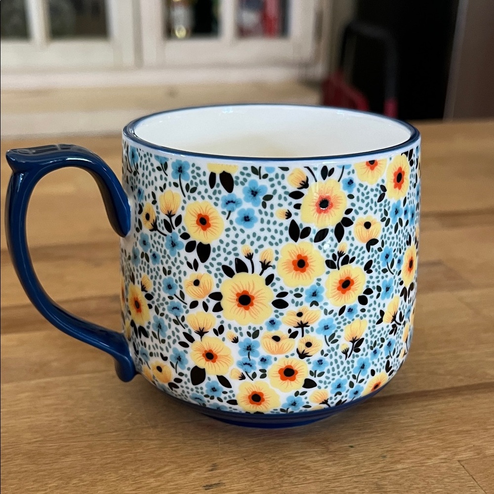 Pier 1 imports floral mug